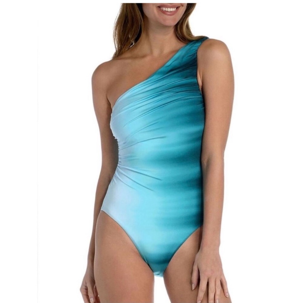 La Blanca Island Goddess Size 12 Tummy Control 1 Piece Swimsuit NEW NWT
